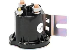 A ABIGAIL 12V Starter Solenoid Relay Switch Intermittent Duty Contactor 3 Terminals Current 150A Max 800A with Nuts and Bolts Replaces # 634-1261-212