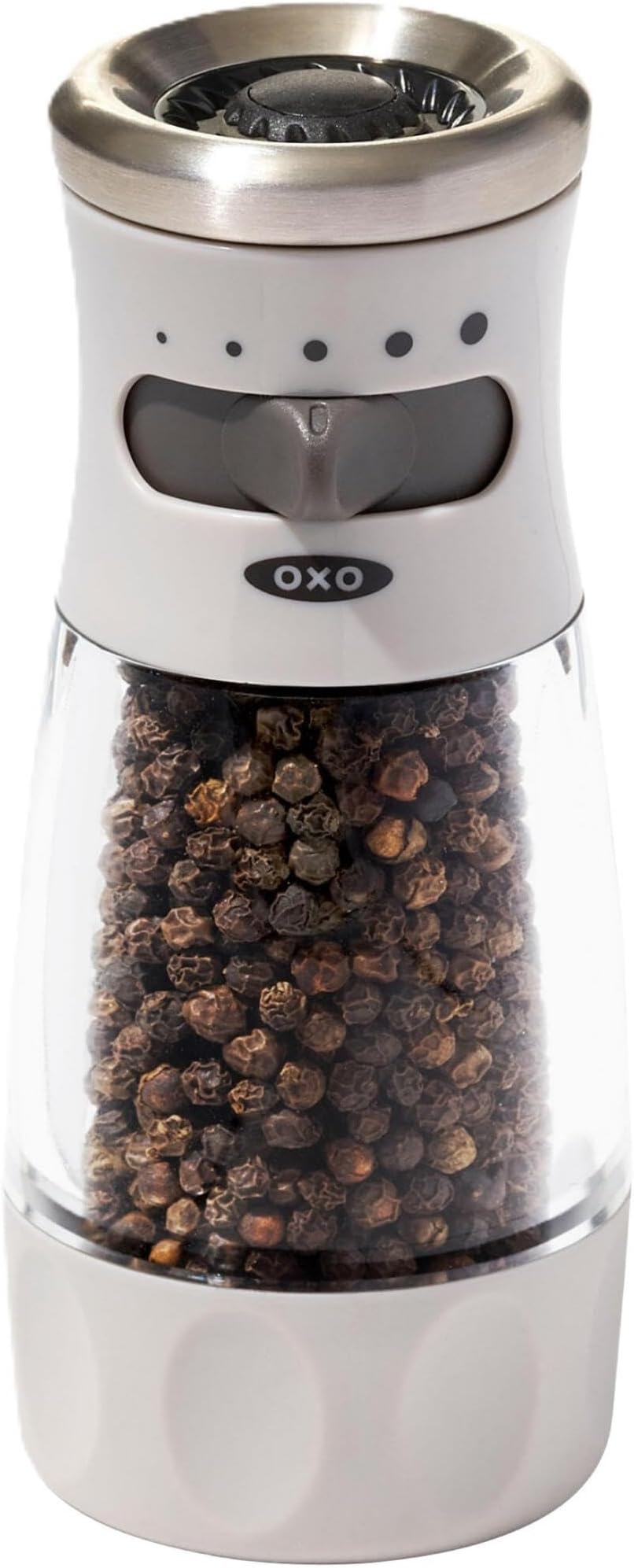 OXO Good Grips Contoured Mess-Free Pepper Grinder Ceramic Gray