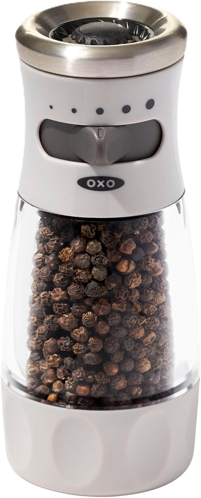 OXO Good Grips Contoured Mess-Free Pepper Grinder Ceramic Gray