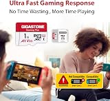 Gigastone 1TB Gaming Plus Micro SD Card Nintendo Switch 1 USB C Reader 4K view 6