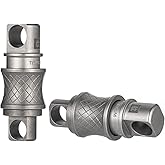 BANG TI Titanium Quick Release Swivel Keychain, Pull Apart Detachable Keychain S shape
