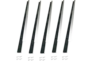 Retsun 5 Sets 1 1/2" x 39.37 Inches Door Brush Sweeps Seal Garage Roll Up Door Brush Barn Door Seal Brush Sweep (1.5in, 5)