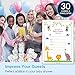 Papery Pop 30 Baby Shower Invitations Boy or Girl (with Envelopes) - Gender Neutral - Fits Perfectly with Safari Jungle Zoo Animals Baby Shower Decorations and Supplies
