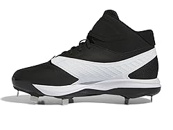 adidas Men's Icon 8 Mid Sneaker, Core Black/Silver