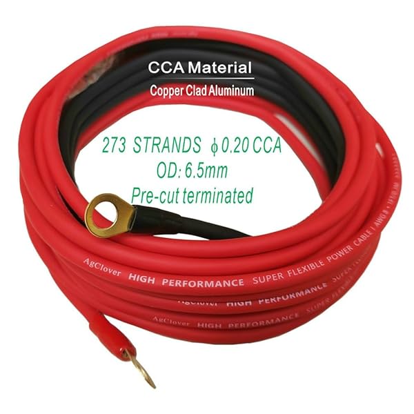 8 GAUGE CCA AMPLIFIER WIRING KIT 800W POWER HANDLING COMPLETE AMP INSTALLATION KIT FOR HIGH-PERFORMANCE CAR AUDIO SYSTEMS, DELIVERS CLEAN POWER TO SUBWOOFERS, SPEAKERS & HEAD UNITS AGAK8