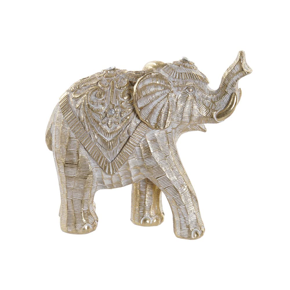 DKD Home Decor Elephant Resin Figurine (17 x 7.5 x 15 cm) (Reference: S3016742)