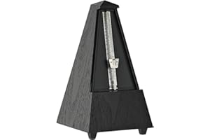 Wittner 903304 Plastic Casing Metronome without Bell, Black