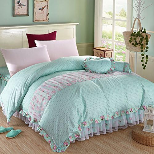 100％Cotton Duvet cover single [Cotton] Lace [Quilt] Duvet cover-A 220240cm(87x94inch)