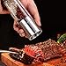 Kizad 2-IN-1 Stainless Double-ended Salt & Pepper Grinder, Silver