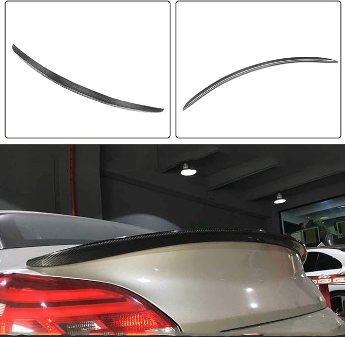 Amazon Com Z4 Cf Deck Lip Spoiler Fits Bmw Z Series Z4 E i 23i 28i 30i 35i Convertible 2 Door 09 15 Carbon Fiber Rear Boot Trunk Lid Spoiler Wing Automotive