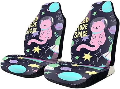 Xiaoyinghua Fundas para asientos de automóviles Gatos de colores