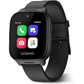 JrTrack 5 Kids Smart Watch by Cosmo | Best Kid-Safe Phone Watch | Precision Real-Time GPS Tracking | Call, Text, Activity, School Settings | Spotify Music | Parental Controls | SOS &amp; Safety Alerts