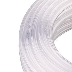 DERNORD PVC Tubing 1/4"ID X 3/8"OD Flexible Clear