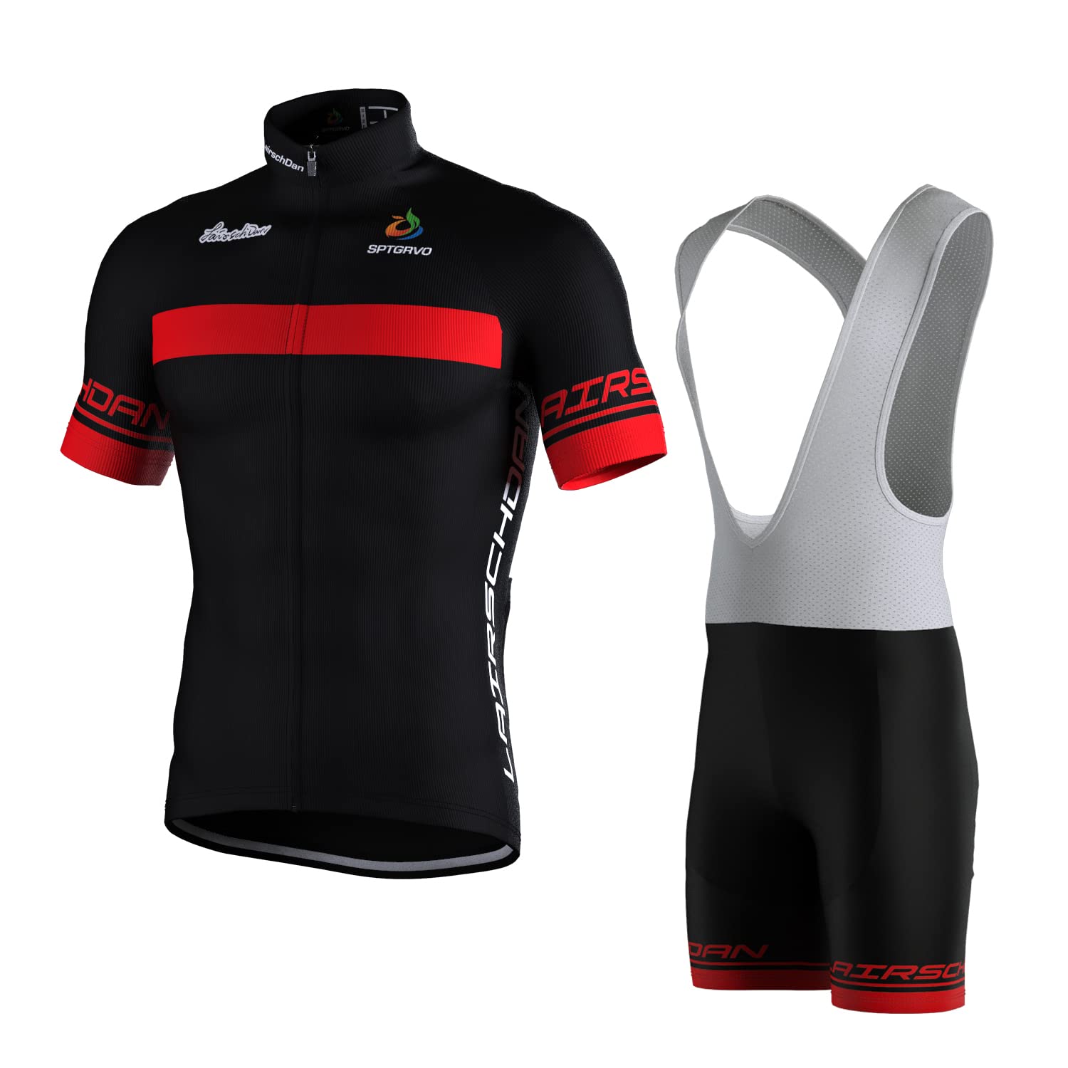 LairschDan Mens Cycling Jerseys Suits Summer Short sleeve bike clothing kit