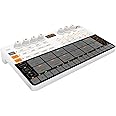 IK Multimedia UNO Drum analog and digital drum machine with 6 analog voices, 64-Step Sequencer, USB and 2.5mm MIDI, 100 pattern presets, battery-powered and portable