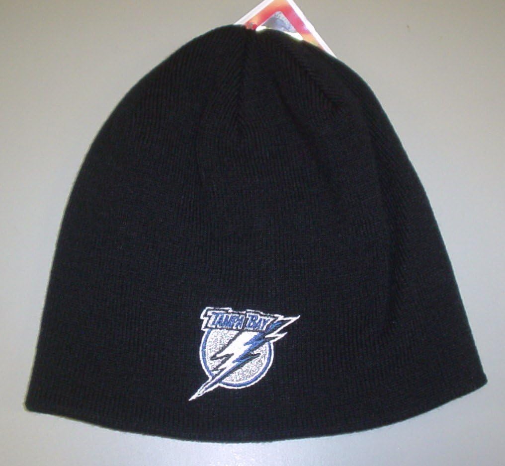 Reebok Tampa Bay Lightning Black Basic Logo Knit Beanie
