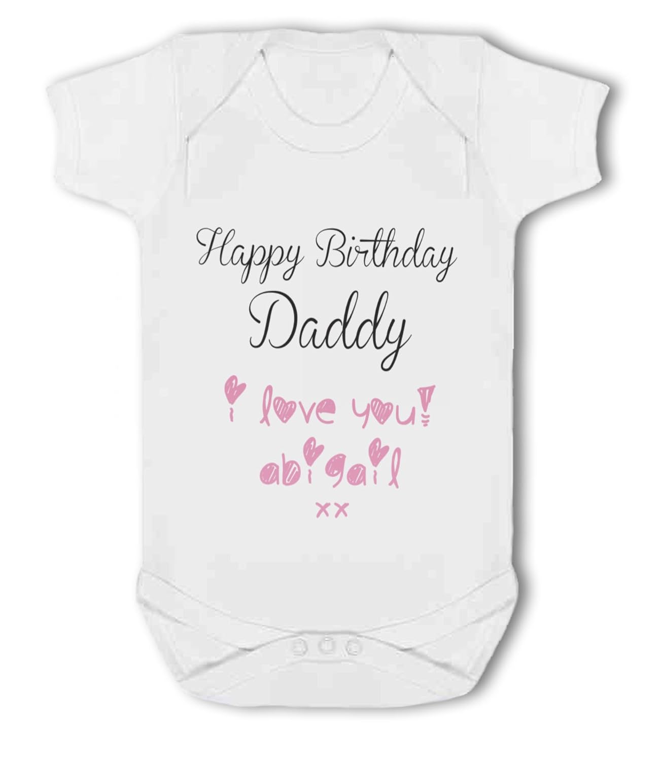 happy birthday daddy vest