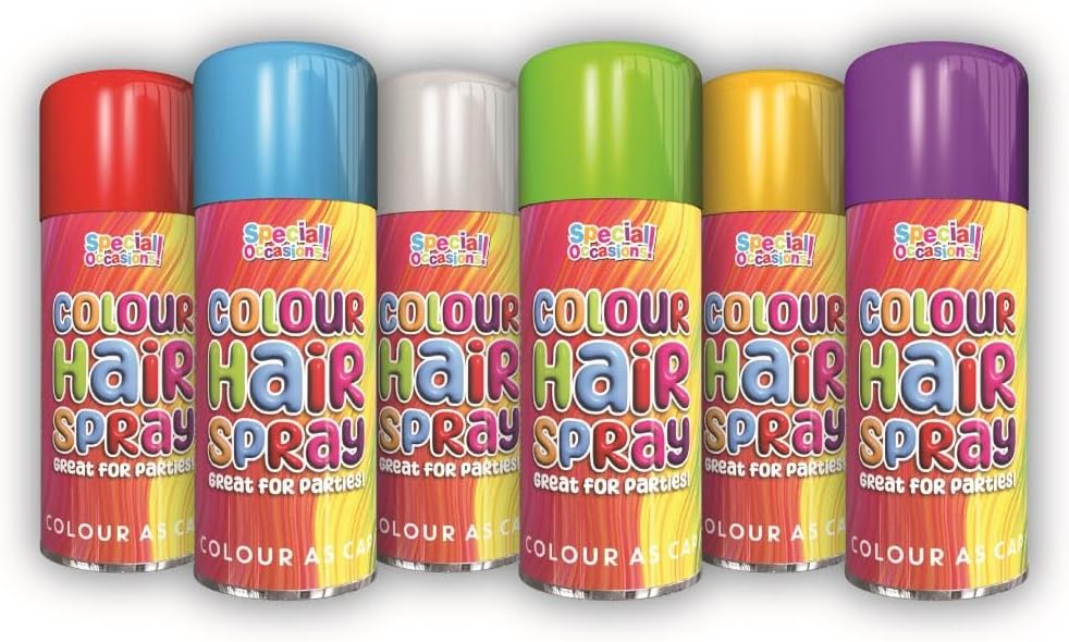 Special Occasions Purple Temporary Wash Out Hair Spray Party Fancy Dress 200ml