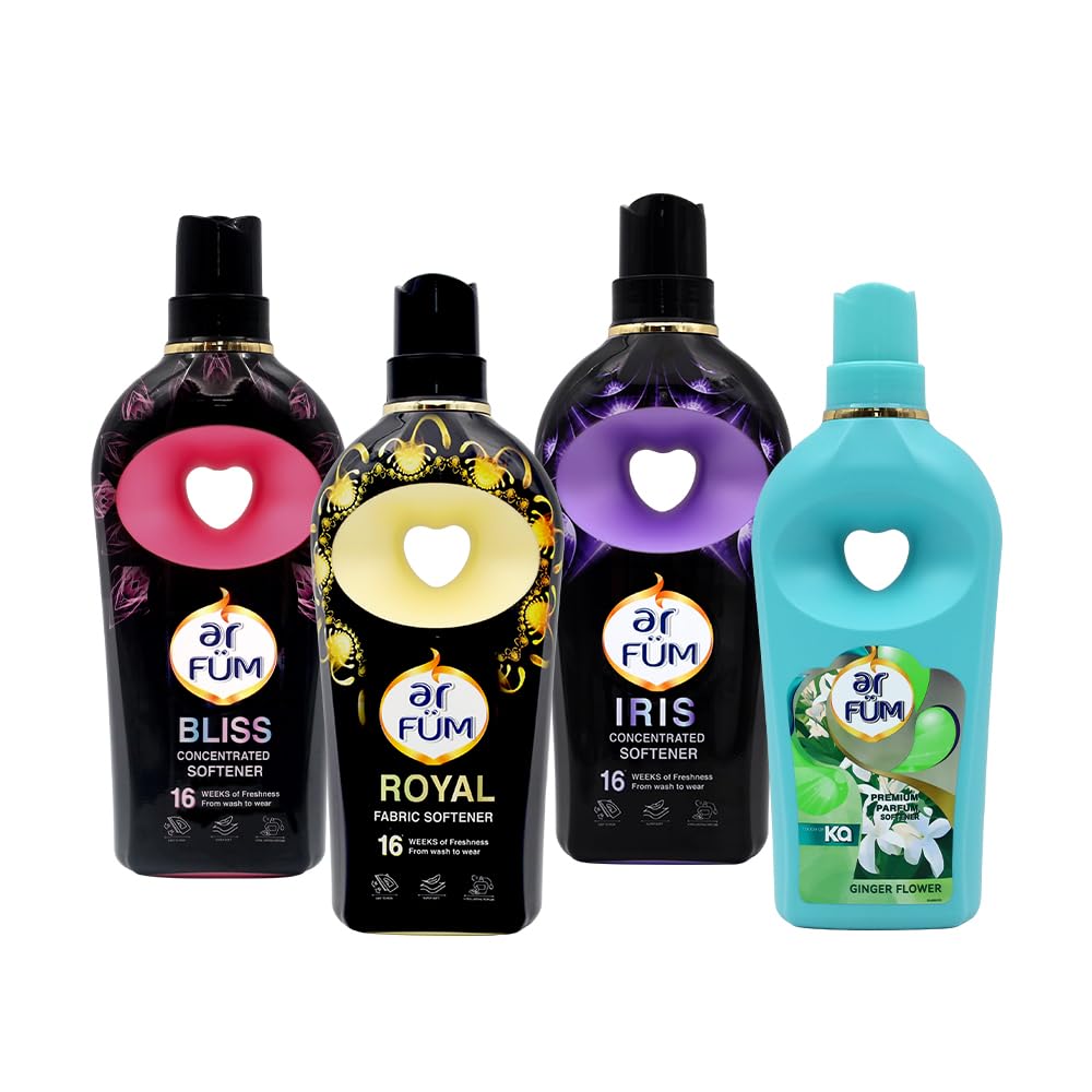 柔軟剤 液体 アフューム 4種セット ブリス ロイヤル アイリス ジンジャーフラワー