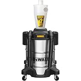Dust Separator with 10 Gal. Stainless Steel Tank | Stainless steel tank with caster base, 99.5% separation, hose &amp; hardware