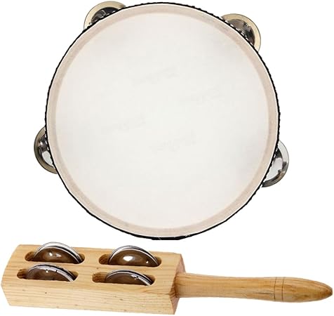 Amazon ハンドベル シンバル タンバリン 子供向け ミュージカル おもちゃ パーカッション 楽器 ドラム 打楽器 おもちゃ