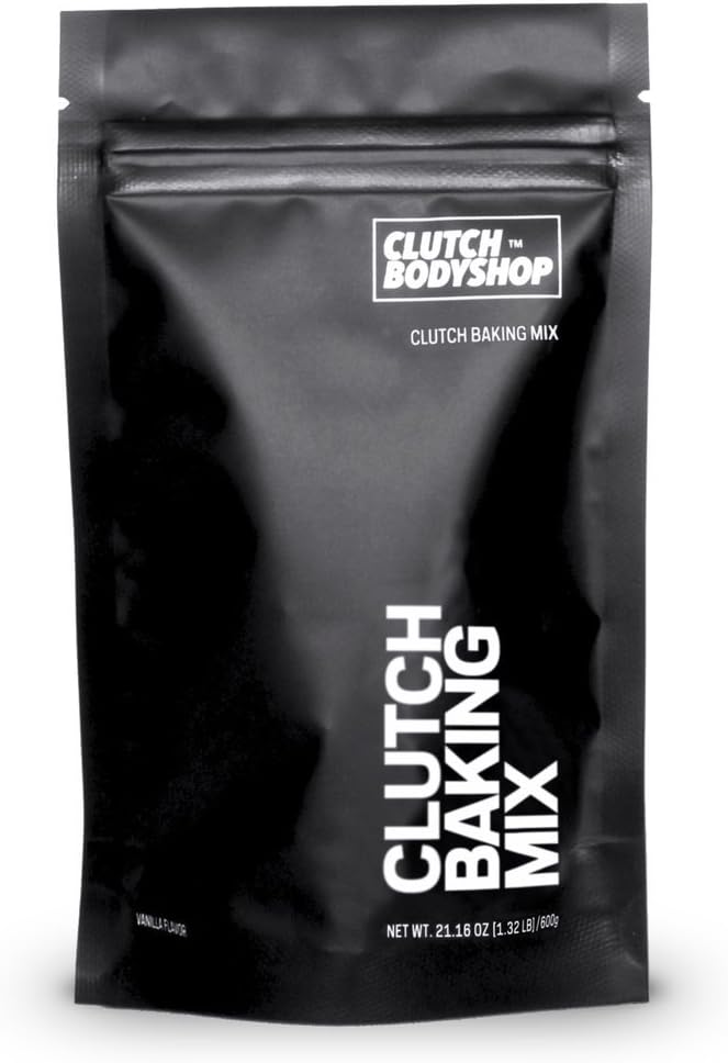 Clutch Baking Mix®, 100% Vegan, Non-GMO, Gluten-Free, 13g of Plant-Based Protein, Natural Vanilla Flavor (30 Serving)