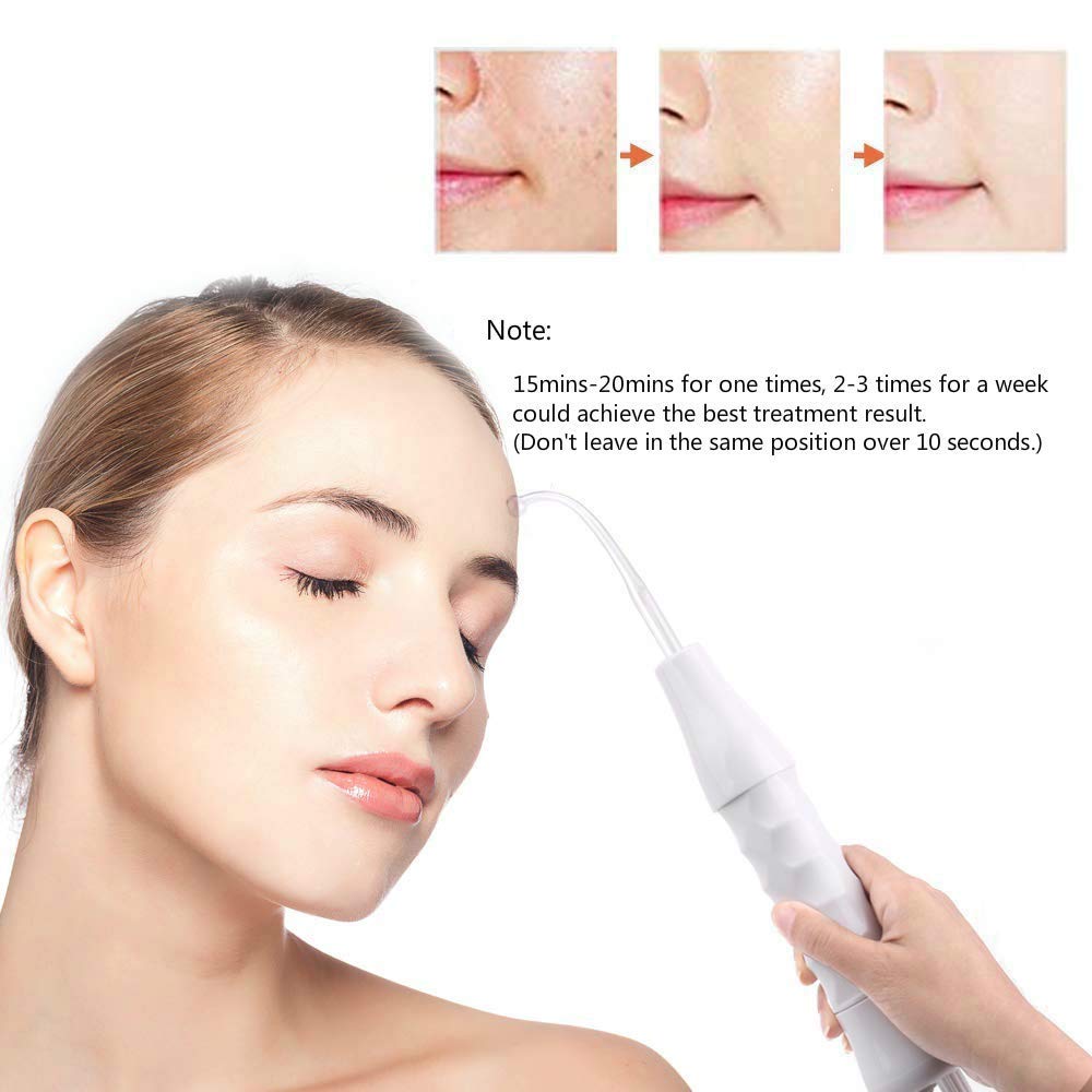 High Frequency Facial Machine, MQ Portable High Frequency Wand Skin Tightening Acne Spot Wrinkles Cellulite Remover Treatment Puffy Eyes Beauty Therapy Handheld Body Care Facial Machine Christmas Gift: Beauty