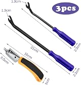 iTYOOS 3 Piece Heavy Duty Staple Remover Tack Lifter Tool Set Furniture Office view 2