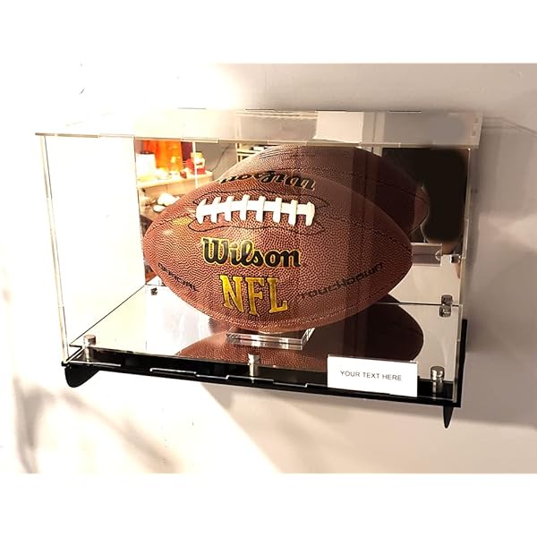 Acrylic Wall Mount Soccer Ball Display Case by GameDay Display