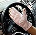 JURUAA Summer Hiking Outdoor Sun Gloves Summer Dress Driving Gloves Cool Biking Anti UV Gloves Pink