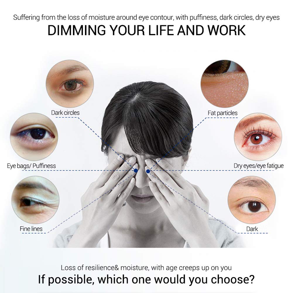 Under Eye Patches, Eye Treatment Mask, Collagen Eye Mask, Under Eye Mask with Anti-Aging Hyaluronic Acid for Reducing Dark Circles Puffiness Wrinkles, Under Eye Bags Treatment - 30 Pairs : Beauty