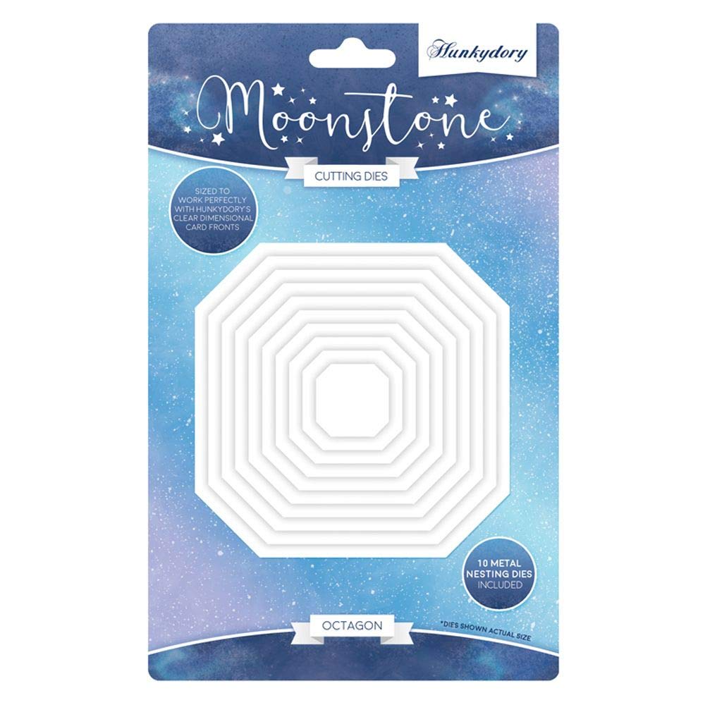 Hunkydory - Floral Wishes - Moonstone Nesting Dies - Octagon