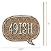 Big Dot of Happiness Adult 50th Birthday - Gold Party Photo Booth Props Kit 20 Count
