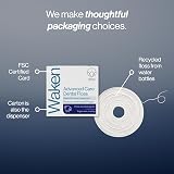 Waken Peppermint Dental Floss 25m Vegan 100% Natural Flavour White view 4