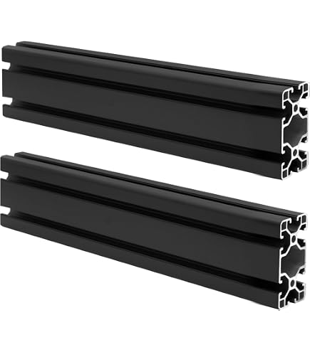 Uxcell 40-Pack Black Plastic End Caps For 45x45mm Aluminum Extrusion – Square Tube Covers For Storage Racks, Trolleys & More