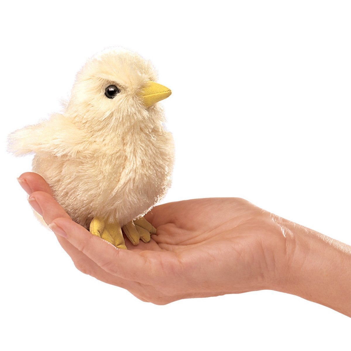 Folkmanis Mini Chick Finger Puppet, Yellow