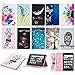 LittleMax Magnetic Closure Flip Soft Gel Protective Case with Card Slot for HD 8