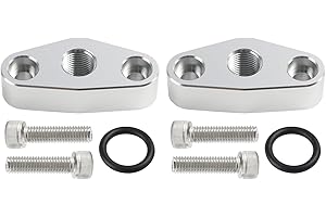 Areyourshop 2 Pack 551623 Oil Pressure Sensor Adapter Plate M16 x 1.5 for Gen 4 LS Valley Pan - M16-1.5 Sending Unit