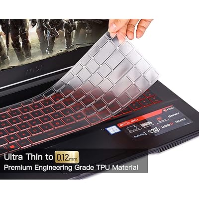 Ultra Thin Clear TPU Keyboard Cover Skin for MSI Zambia Ubuy