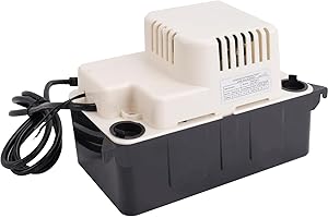 NEPIKE VCMA-20ULS 80 GPH 1/30 HP Automatic Condensate Pump for HVAC, AC Condensate Removal for Air Conditioner, Dehumidifier, Furnace, 554425