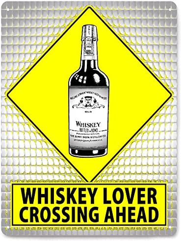 Amazon De Retro Signs By J E Matrix Whiskey Metall Street Schild Likorschild Lustiges Bar Pub