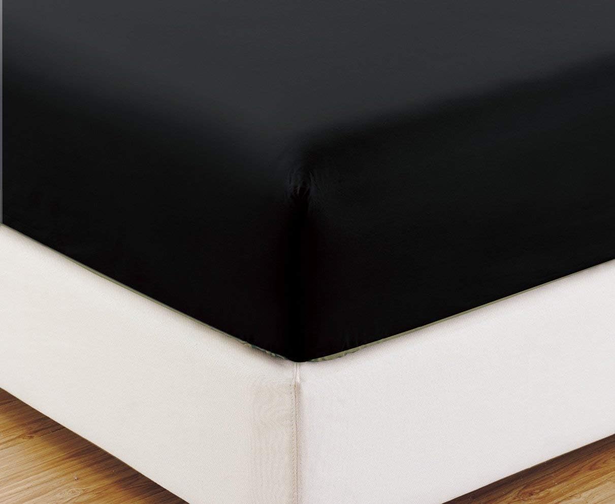 HighCaliber Beddings 100 Egyptian Cotton Fitted Sheet 800 Thread Count