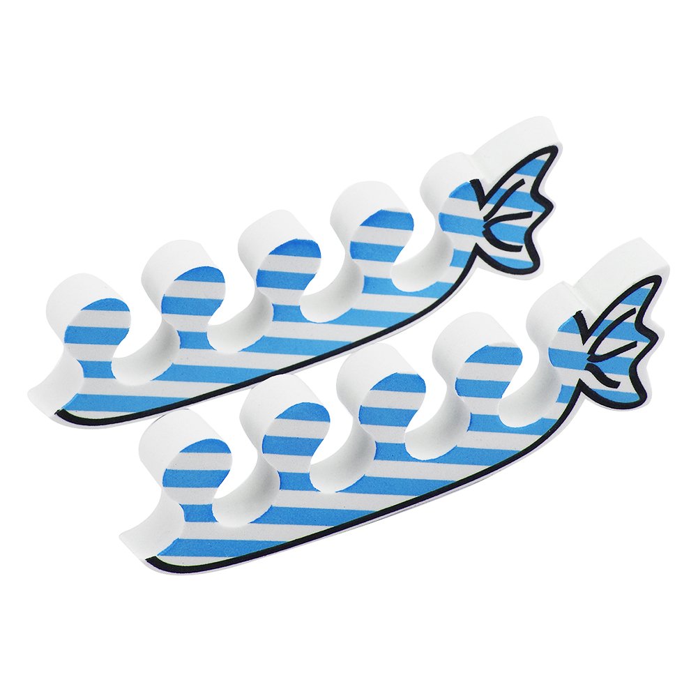 Toe Separators, 24PCS Toe Streightener Colorful Candy Shape Toe Stretchers Apply Nail Polish During Pedicure