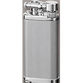 IM Corona Old Boy Chrome Hairlines Pipe Lighter