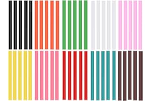 Ewparts 50PCS Hot Glue Sticks for Hot Glue Gun 7mm Glue Gun Sticks Opaque Color Glue Sticks for Glue Gun Colored Mini Hot Melt Glue Sticks Color Mini Glue Sticks Multipurpose for Art & Craft Project