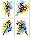 Iron Man Wall Decor Collection - The Great Marvel Avenger in Our Wall Art Movie Poster Series - Set of 4 8x10 Photos