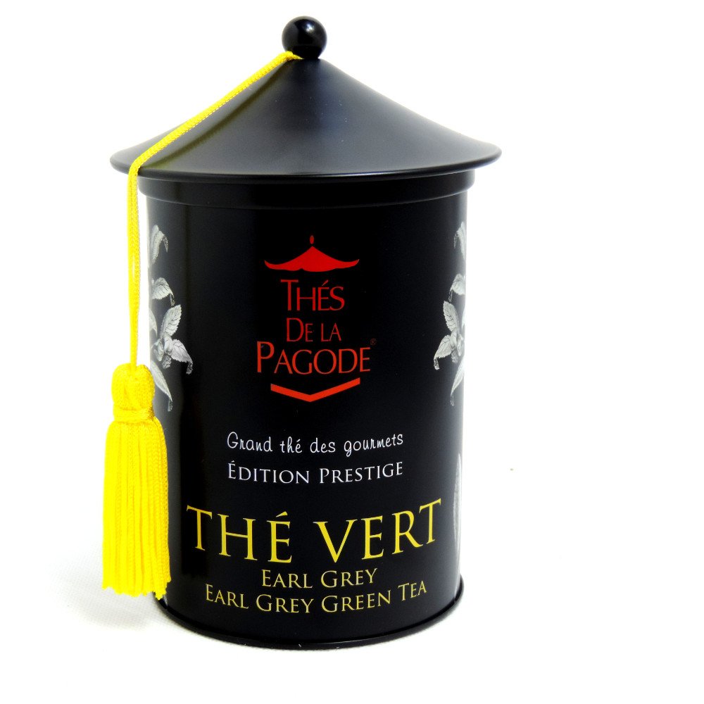 Thés De La Pagode - Gourmet Teas - Thé Vert Earl Grey - 100g Thés De La Pagode - Gourmet Teas - Thé Vert Earl Grey - 100g