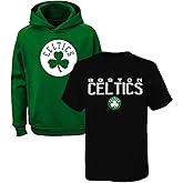 NBA Kids Youth 8-20 Team Color Performance Primary Logo Pullover Hoodie Sweatshirt & T-Shirt Combo Set