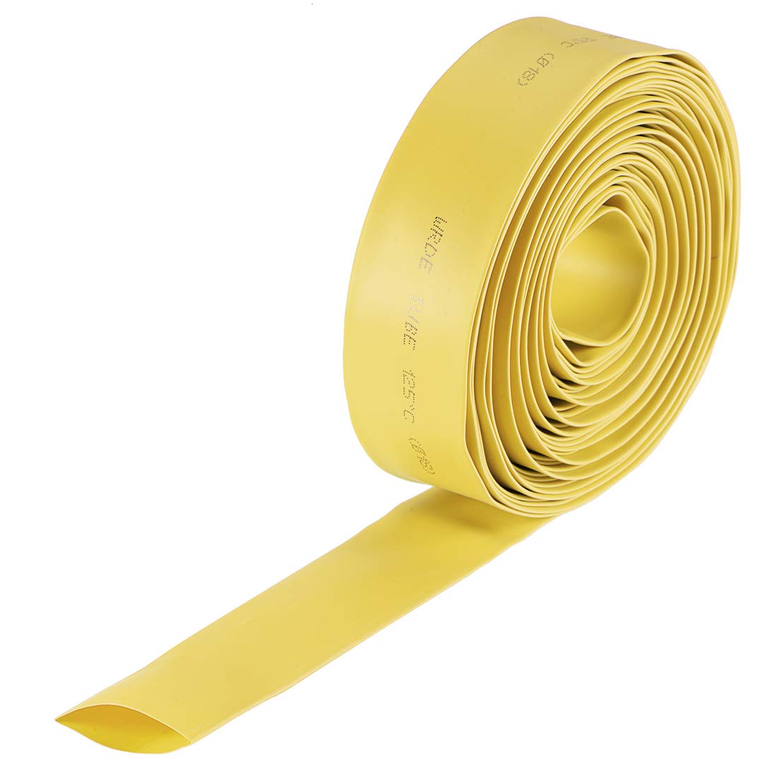 sourcing map Heat Shrink Tubing, 18mm Dia 2:1 rate Shrinkable Tube Cable Sleeve 7m - Yellow