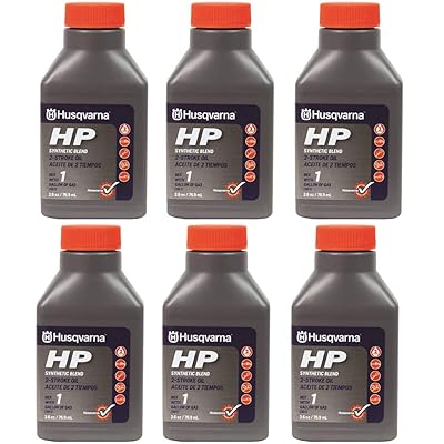 Husqvarna Aceite de motor de 2 tiempos de mezcla sintética HP de 2.6 oz